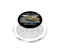 British Narrowboat Canal Life Lover Tee - UK Waterway PopSockets PopGrip for MagSafe