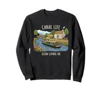 British Narrowboat Canal Life Lover Tee - UK Waterway Sweatshirt