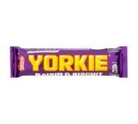 British - Nestle Yorkie Raisin & Biscuit Chocolate Bar 36 x 44g by Yorkie