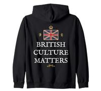 BRITISH PATRIOT CULTURE MATTERS PROUD UK PRIDE GREAT BRITAIN Zip Hoodie