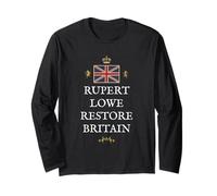 British Patriot GB Proud UK United Kingdom Restore Britain Long Sleeve T-Shirt