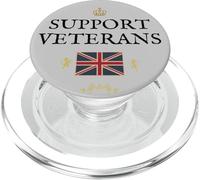 BRITISH PATRIOT OF BRITAIN SUPPORT AND PROTECT THE VETERANS PopSockets PopGrip for MagSafe