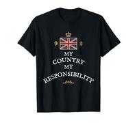 British Patriot Pride Proud Britain Country Responsibility T-Shirt