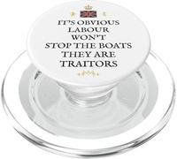 BRITISH PATRIOT PRIDE SUPPORT GREAT BRITAIN LABOUR TRAITORS PopSockets PopGrip for MagSafe