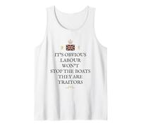 British Patriot Pride Support Great Britain Labour Traitors Tank Top