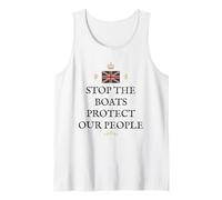 British Patriot Pride Supporter Great Britain Protect People Tank Top