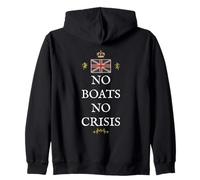 BRITISH PATRIOT PROUD SUPPORTER GREAT BRITAINS NO CRISIS UK Zip Hoodie