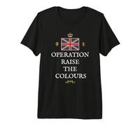 British Patriots Operation Raise THE Colours Proud UK Pride Premium T-Shirt