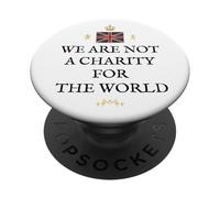 BRITISH PATRIOTS PRIDE SUPPORTERS GREAT BRITAIN NOT CHARITY PopSockets Adhesive PopGrip