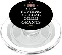 BRITISH PATRIOTS PRIDE SUPPORTERS GREAT BRITAIN STOP FUNDING PopSockets PopGrip for MagSafe