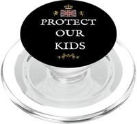 BRITISH PATRIOTS PROUD GREAT BRITAIN PRIDE PROTECT OUR KIDS PopSockets PopGrip for MagSafe