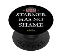 BRITISH PATRIOTS PROUD GREAT BRITAIN PRIDE STARMER NO SHAME PopSockets Adhesive PopGrip