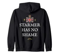 BRITISH PATRIOTS PROUD GREAT BRITAIN PRIDE STARMER NO SHAME Zip Hoodie