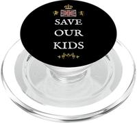 BRITISH PATRIOTS PROUD GREAT BRITAIN PRIDE UK SAVE OUR KIDS PopSockets PopGrip for MagSafe