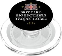 BRITISH PATRIOTS PROUD GREAT BRITAINS BRIT CARD TROJAN HORSE PopSockets PopGrip for MagSafe