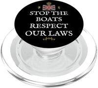 BRITISH PATRIOTS PROUD SUPPORTERS GREAT BRITAINS RESPECT LAW PopSockets PopGrip for MagSafe