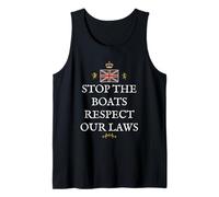 British Patriots Proud Supporters Great BRITAINS Respect Law Tank Top