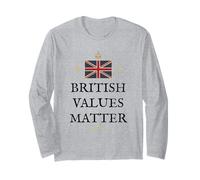 British Patriots Proud United Kingdom Pride Protect Values Long Sleeve T-Shirt
