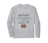 BRITISH PATRIOTS SUPPORT PROUD BRITAIN WAY WE LIVE OUR LIVES Long Sleeve T-Shirt