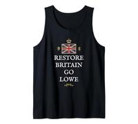 British Patriots UK Pride Restore Britain Proud GO Lowe GB Tank Top