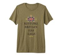 British Patriots UK Proud United Kingdom GB Restore HAS Legs Premium T-Shirt