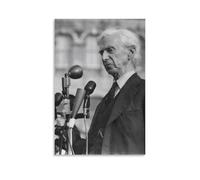 British Philosopher Bertrand Russell Poster3 Canvas Wall Art Poster Decorative Modern Home Print Picture Artworks Posters 24x36inch(60x90cm)