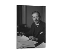 British Politician Harold Macmillan Poster Picture Print Canvas Poster Wall Paint Art Posters Decor Modern Home Artworks 24x36inch(60x90cm)