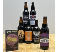 British Porter’s And Stout’s Paired with a Curry Kit - Six Rich, Full-Bodied Beers with a Tasty make at home Curry Kit (Lady Naga - Very Hot)