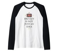 British Pride Britain an IDEA UK Patriots United Kingdom GB Raglan Baseball Tee