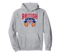 British Pride Coat of Arms for Men Women. Pullover Hoodie