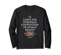BRITISH PRIDE PATRIOTS SUPPORT ECHR EUROPEAN HUMAN RIGHTS UK Long Sleeve T-Shirt