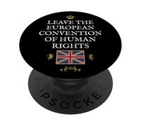 BRITISH PRIDE PATRIOTS SUPPORT ECHR EUROPEAN HUMAN RIGHTS UK PopSockets Adhesive PopGrip