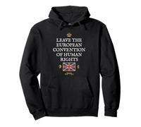 BRITISH PRIDE PATRIOTS SUPPORT ECHR EUROPEAN HUMAN RIGHTS UK Pullover Hoodie