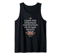 BRITISH PRIDE PATRIOTS SUPPORT ECHR EUROPEAN HUMAN RIGHTS UK Tank Top