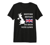 British Pride Restore Britain UK GO HIGH United Kingdom GB Premium T-Shirt