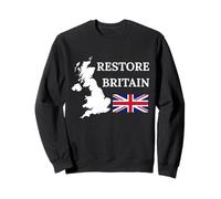 BRITISH PRIDE RESTORE BRITAIN UK PATRIOTS UNITED KINGDOM GB Sweatshirt