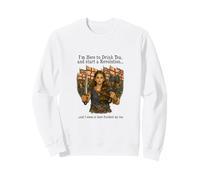 British Protest and Drink Tea Unite the UK Politics Britain Sweatshirt