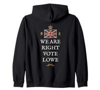 BRITISH PROUD GB PATRIOTS UK PRIDE VOTE LOWE RESTORE BRITAIN Zip Hoodie