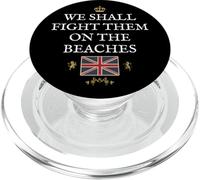 BRITISH PROUD PATRIOT SUPPORT FIGHT THEM ON THE BEACHES UK PopSockets PopGrip for MagSafe