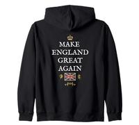 BRITISH PROUD PATRIOT SUPPORT MAKE ENGLAND GREAT AGAIN Zip Hoodie