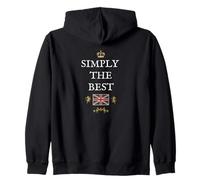 BRITISH PROUD PATRIOT SUPPORT THE BEST GREAT BRITAIN UK Zip Hoodie