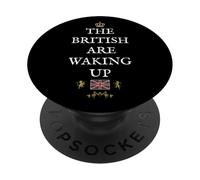 BRITISH PROUD PATRIOT SUPPORTERS BRITAINS ARE WAKING UP UK PopSockets Adhesive PopGrip