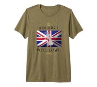 British Proud Patriots Restore Britain Vote Lowe Union Flag Premium T-Shirt