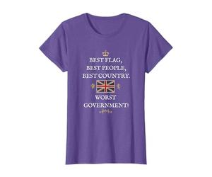 BRITISH PROUD PATRIOTS SUPPORT BEST PEOPLE WORST GOVERNMENT T-Shirt