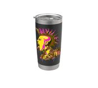British Punk T-Shirt Mohawk Stainless Steel Insulated Tumbler