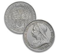 British Queen Victoria Coins, 1900 Victoria Veiled Head 2 Shilling, UK Old Coins for Collectors, Great Britain Antique Silver Coin Set, Vintage Ancient Coin Collection, Historical Souvenirs