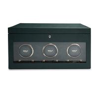 British Racing Green Triple Watch Winder