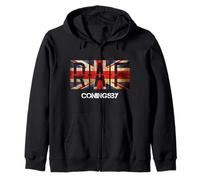 British RAF Coningsby Vintage Distressed Airforce Zip Hoodie