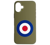 British RAF Roundel - Air Force Royal OD Green Case for iPhone 16 Plus