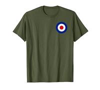British RAF Roundel - Air Force Royal OD Green T-Shirt